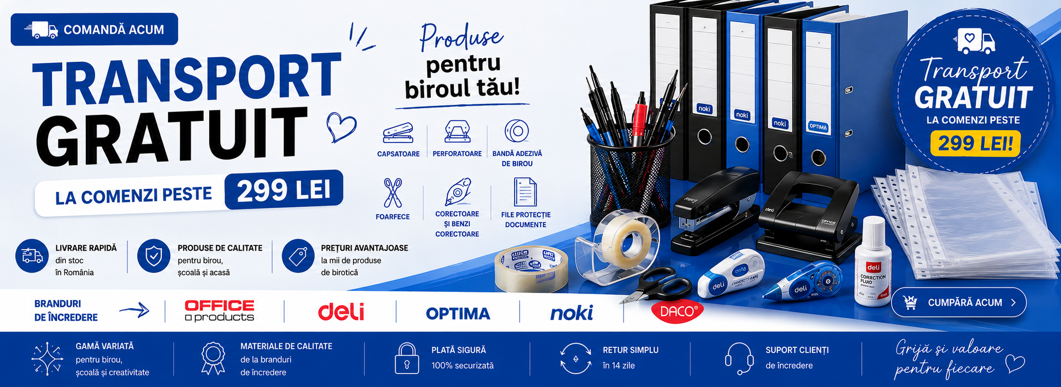Instrumente si accesorii birotica